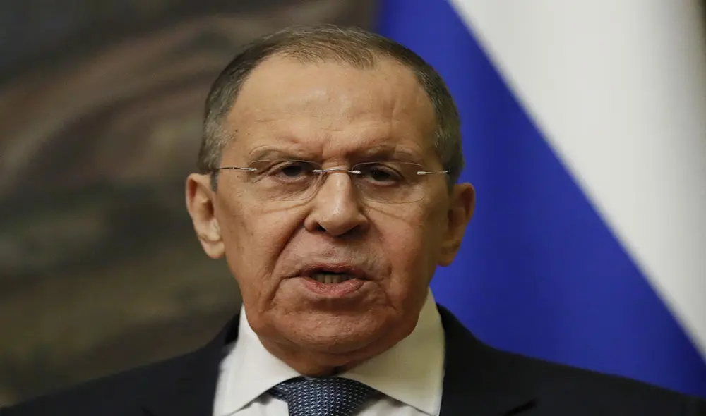 El ministro de Exteriores de Rusia, Serguéi Lavrov, se pronunció sobre los temores de una guerra nuclear. Foto: EFE