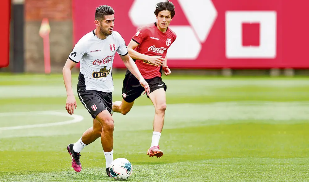 Constante. Zambrano fue titular en siete encuentros de las Eliminatorias rumbo al Mundial de Qatar 2022. Recibió una roja. Foto: difusión