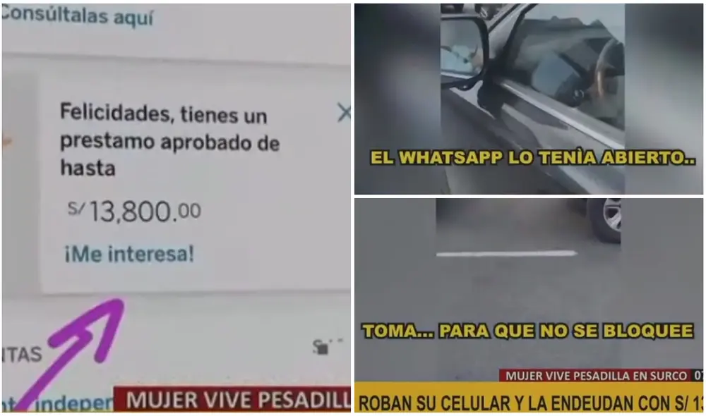 Tan pronto robaron el celular, los ladrones buscaron que este no sea bloqueado para acceder a las cuentas. Foto: composición LR/Panamericana