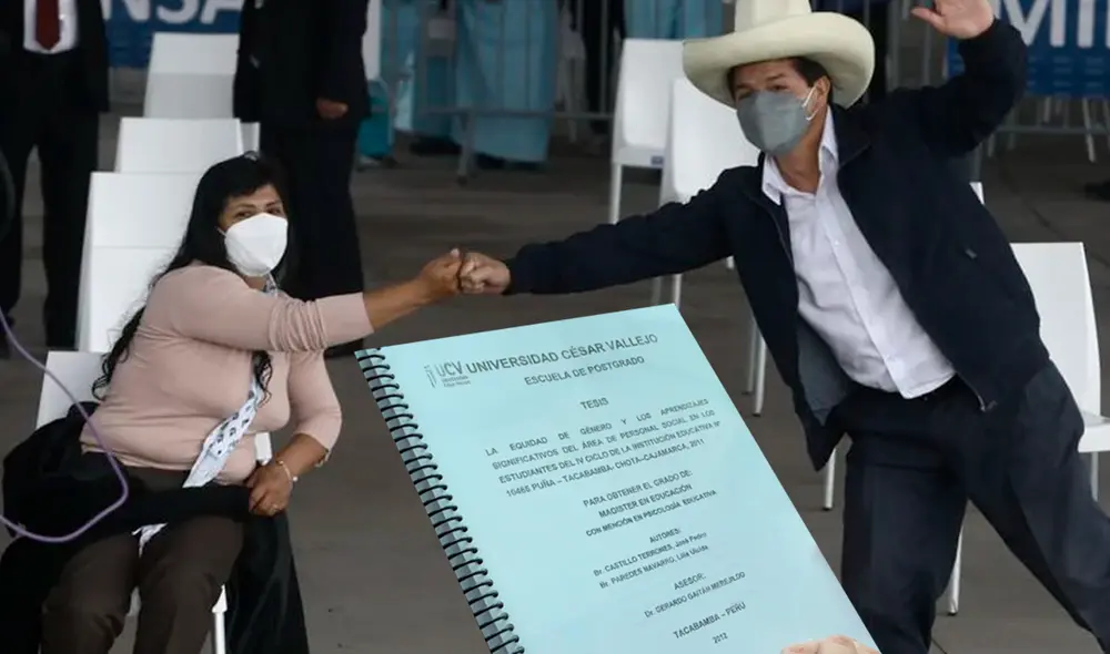 Pedro Castillo y su esposa Lilia Paredes trabajaron en conjunto su tesis de maestría. Foto: Presidencia / Panorama Pedro Castillo y su esposa Lilia Paredes trabajaron en conjunto su tesis de maestría. Foto: Presidencia / Panorama