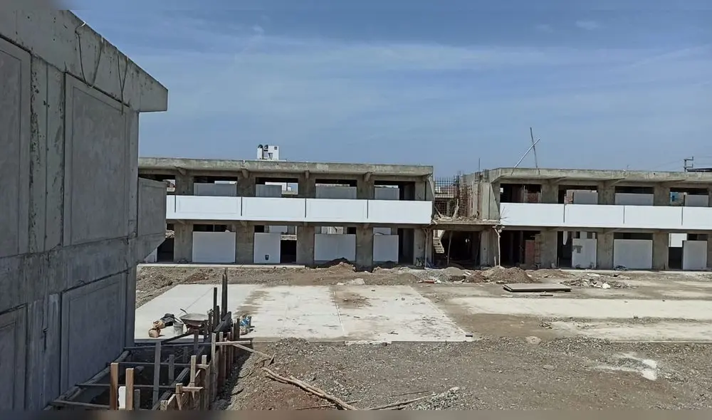 Desde hace 15 días los trabajos están paralizados. Foto: Y. Goicochea Desde hace 15 días los trabajos están paralizados. Foto: Y. Goicochea