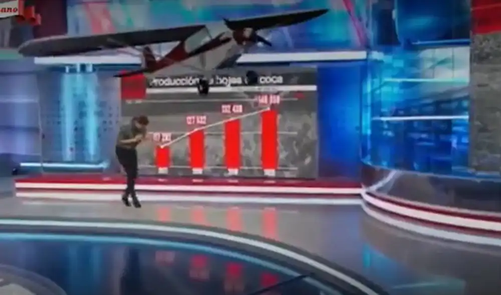 El noticiero de "Cuarto Poder" usó la tecnología para una reportaje. Foto: captura/América TV