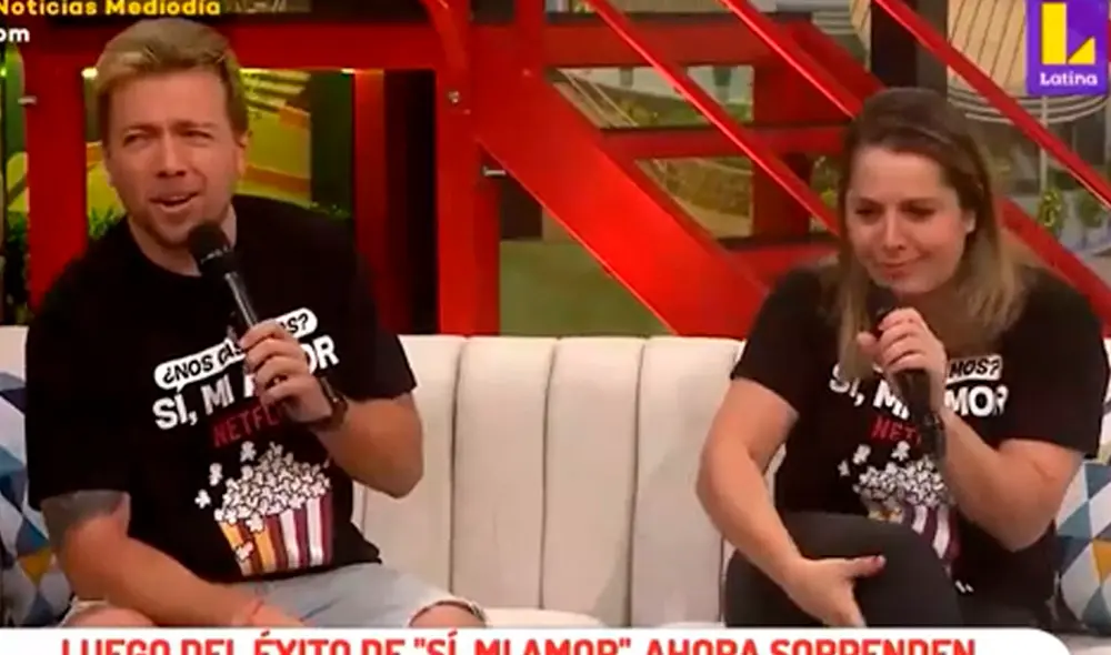 Julián Zucchi y Yiddá Eslava son padres de dos hijos a lo largo de su relación. Foto: captura Latina