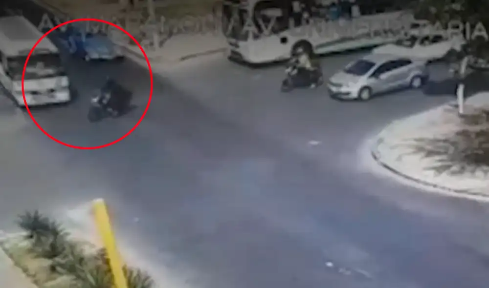 El accidente se produjo durante la mañana del sábado 30 de abril. Foto: Captura de América TV El accidente se produjo durante la mañana del sábado 30 de abril. Foto: Captura de América TV