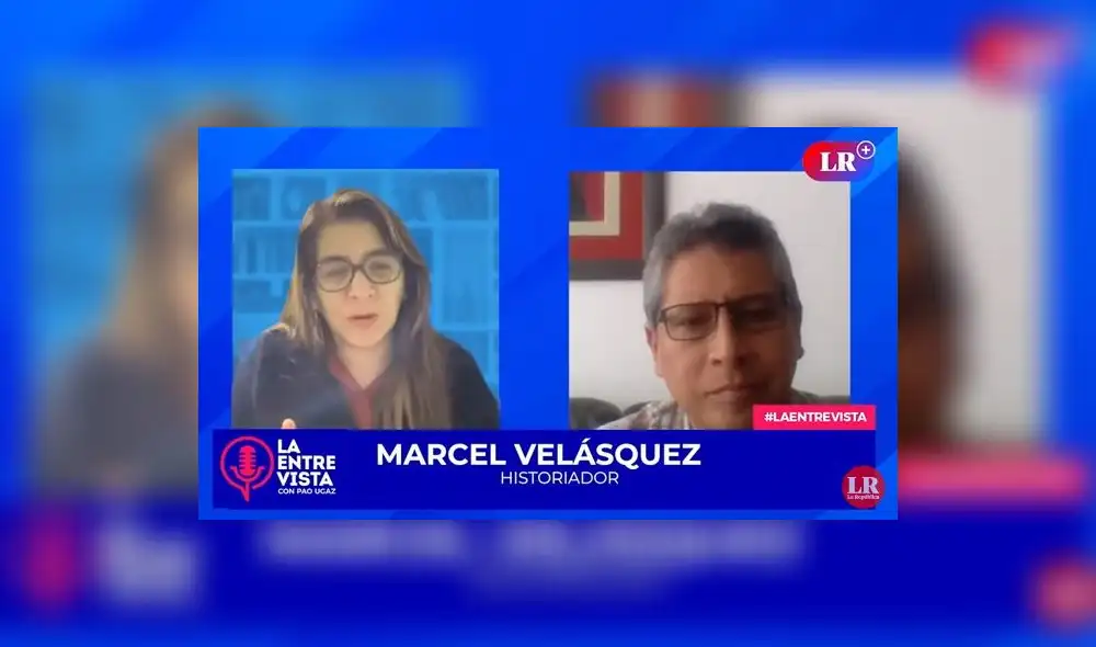 Marcel Velásquez, historiador. Foto: captura/LR+ Marcel Velásquez, historiador. Foto: captura/LR+