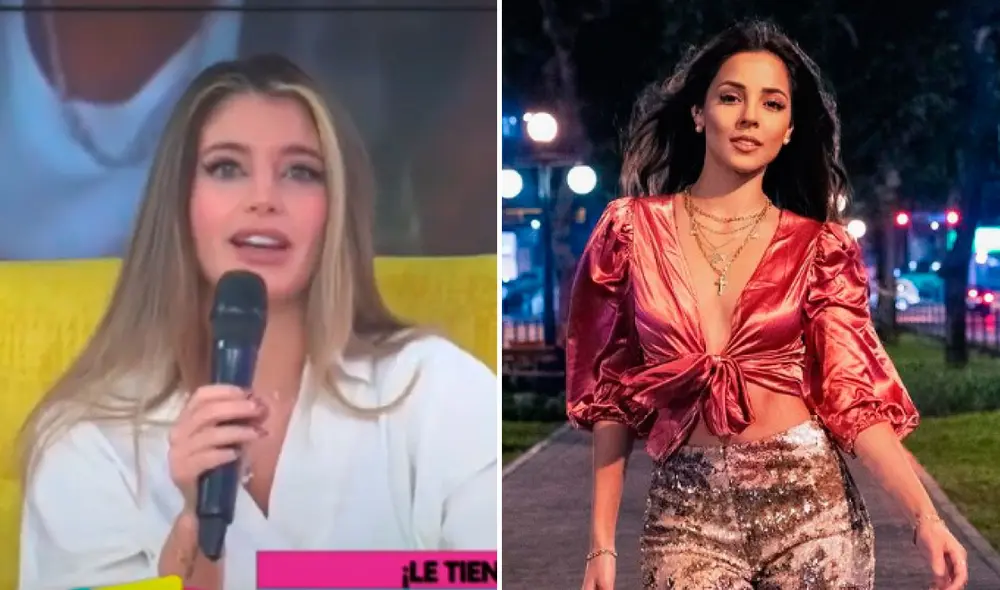 Flavia Laos asegura que hay otros motivos que no le permiten ser amiga de Luciana Fuster. Foto: composición Luciana Fuster/Instagram, captura Willax TV.