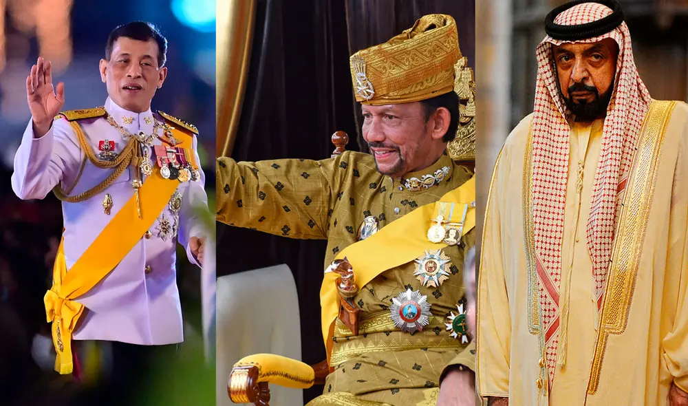 Conoce cuáles son los monarcas con las mayores fortunas en el mundo. Foto: composición / AFP