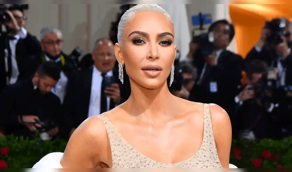 Met gala 2022: El vestido de Kim Kardashian en honor a Marilyn Monroe. Foto: AFP
