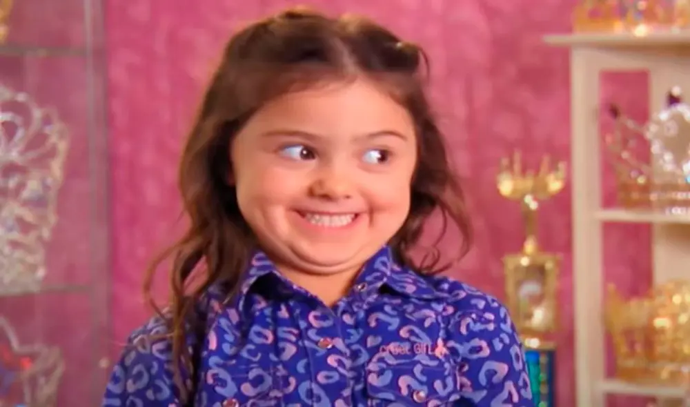 La joven se volvió famosa al participar en la serie de "Toddlers & Tiaras"; sin embargo, será recordaba por muchos por el meme. Foto: E! News