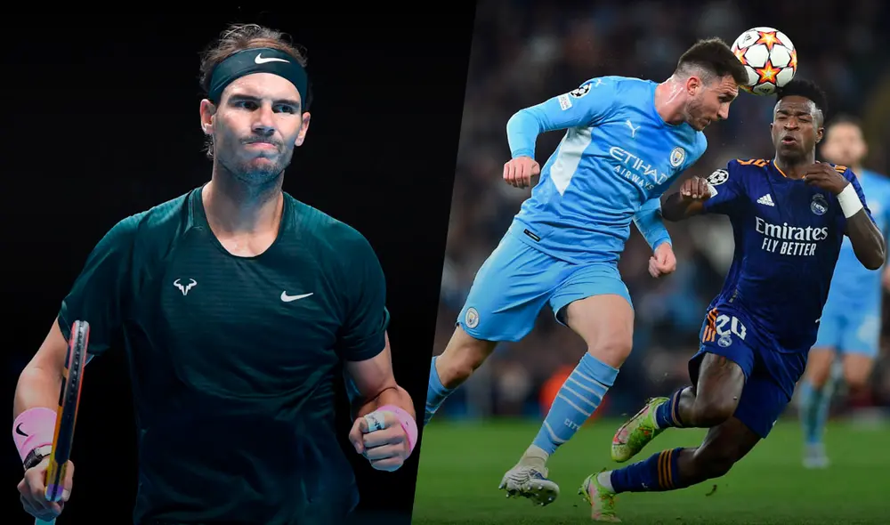 Rafael Nadal es hincha del Real Madrid. Foto: composición GLR/EFE Rafael Nadal es hincha del Real Madrid. Foto: composición GLR/EFE