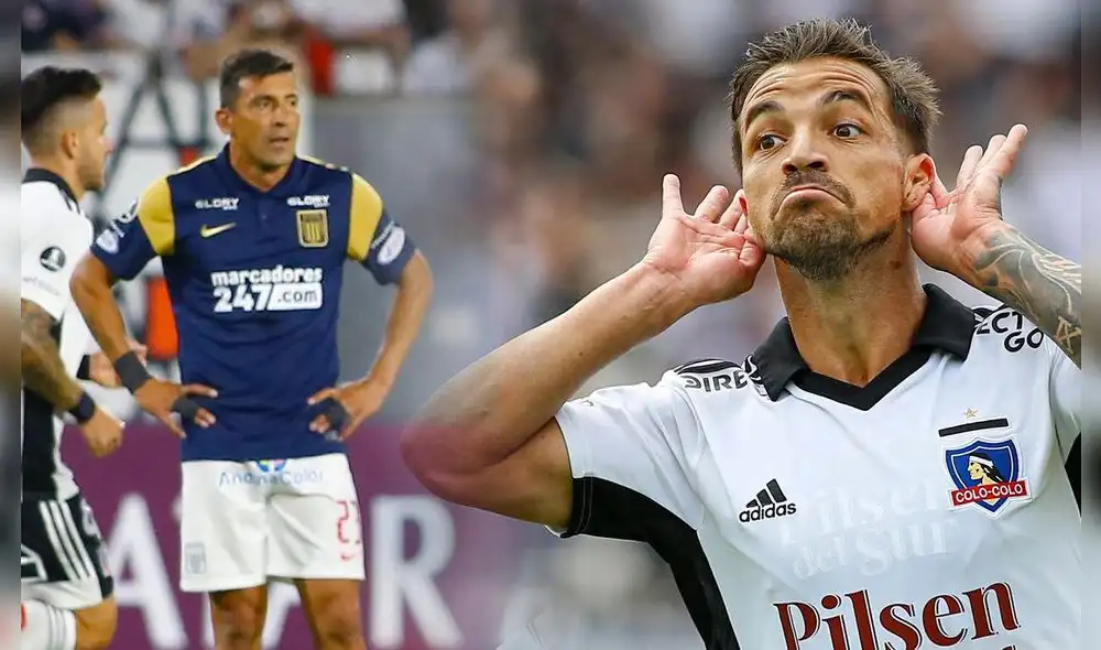 Gabriel Costa estuvo presente en el duelo de ida en Chile. Fotos: composición LR/Colo Colo