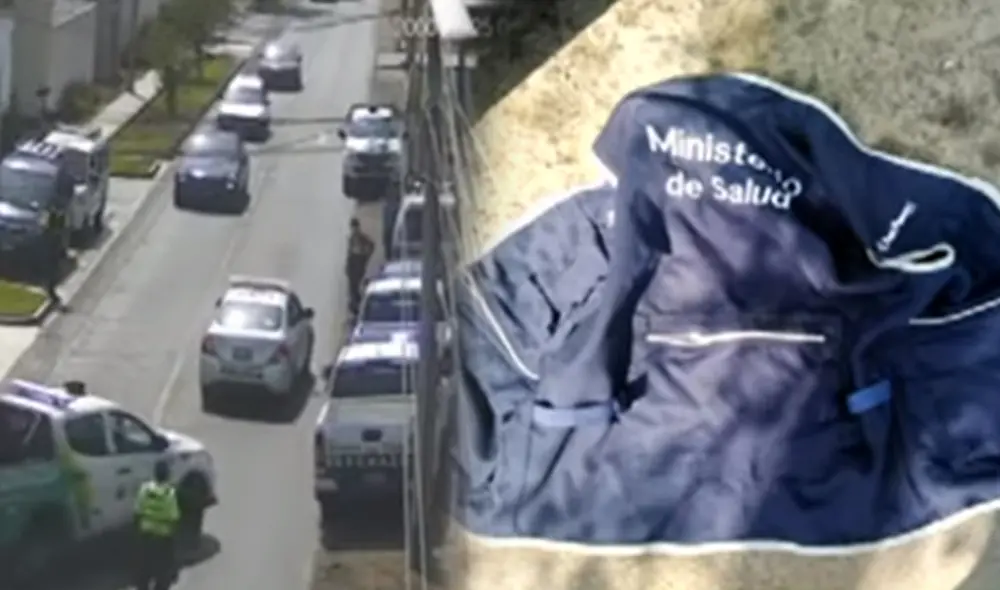 Delincuentes fueron capturados luego de asaltar el negocio familiar. Foto: captura Panamericana Noticias