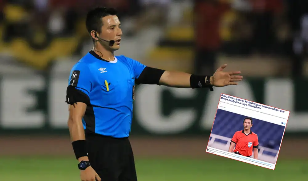 Kevin Ortega será el juez principal del Always Ready vs. Boca Juniors. Foto: composición GLR/TyC Sports