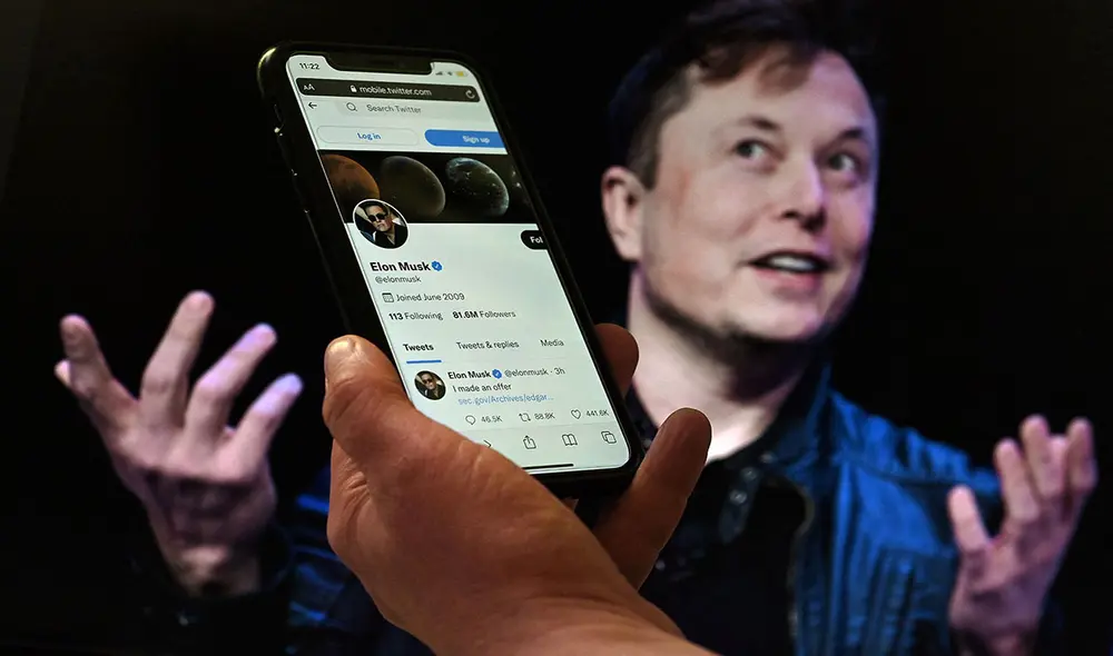 Elon Musk estremeció la bolsa de valores la semana pasada tras adquirir Twitter. Foto: AFP Elon Musk estremeció la bolsa de valores la semana pasada tras adquirir Twitter. Foto: AFP