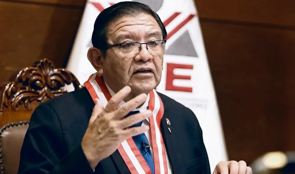 JNE. Jorge Salas Arenas preside el Pleno de la entidad. Foto: La República