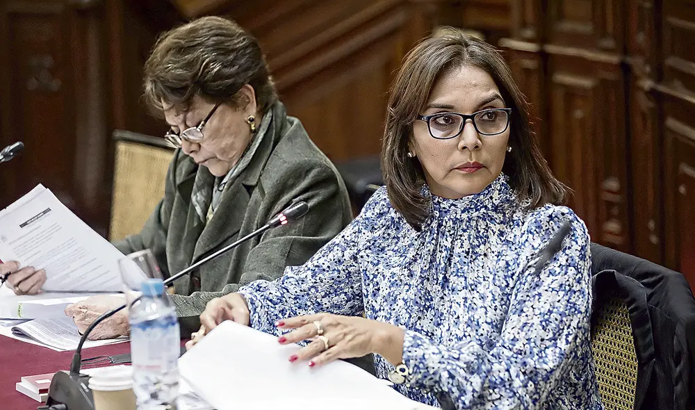 Estrategia. Patricia Juárez (Fuerza Popular) ya puso en evidencia los argumentos que podría incluir en el predictamen para enviar al archivo el proyecto de reforma del Poder Ejecutivo. Foto: Congreso