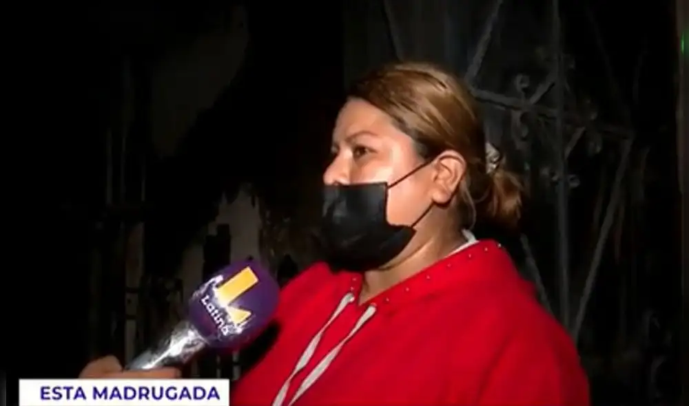 Emprendedora lo perdió todo en incendio. Foto: captura de Latina