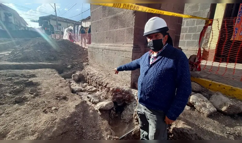 La posición de las rocas no correspondería a edificación inca. Foto: Alexander Flores/ URPI La posición de las rocas no correspondería a edificación inca. Foto: Alexander Flores/ URPI