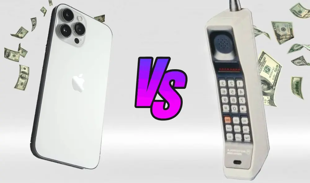 ¿Te parecen caros los iPhone de ahora? Entonces deberías ver cuánto costaban los primeros ‘ladrillos’. Foto: Unsplash/Gauzhach/composición