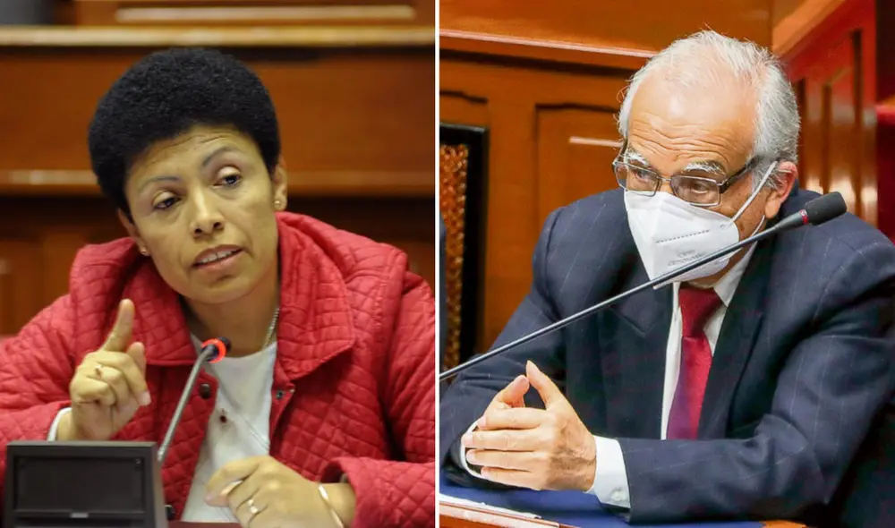 Jefe de la PCM habría intentado proteger a Bruno Pacheco al tratar de sacarlo del país, según versión de Karelim López. Foto: composición LR Congreso / PCM