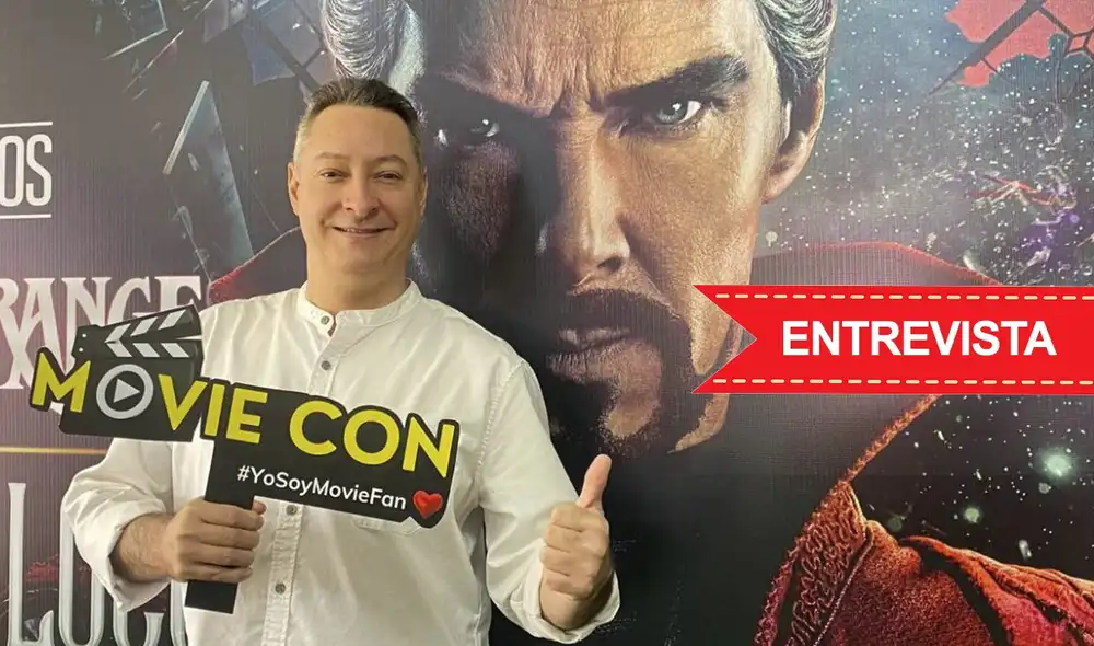 Beto Castillo, la voz de Doctor Strange en las películas de Marvel, vino a Perú y pasó por la Movie Con, donde lleva realizando diferentes actividades para fanáticos del doblaje y el cine. Foto: La República/Alejandro Saldaña