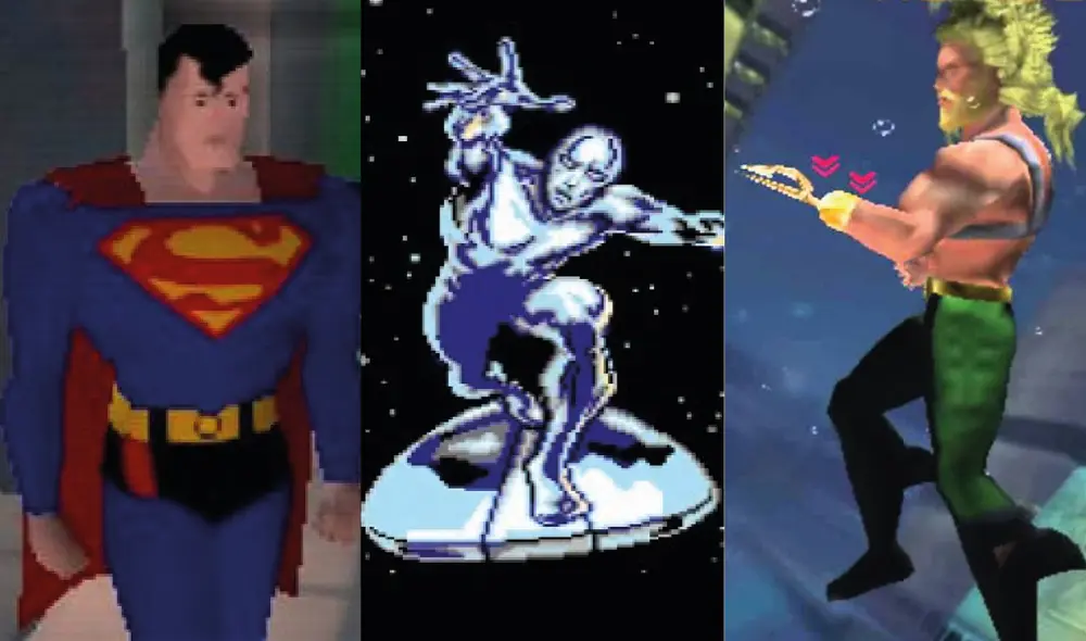 Estos héroes tuvieron algunos videojuegos que casi nadie recuerda. Foto: composición LR/ captura YouTube