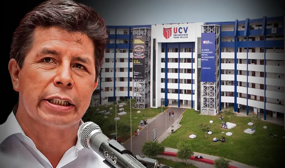 La Universidad César Vallejo conformó una comisión para que investigue la tesis de maestría de Pedro Castillo y Lilia Paredes. Foto: Composición de Fabrizio Oviedo/ La República