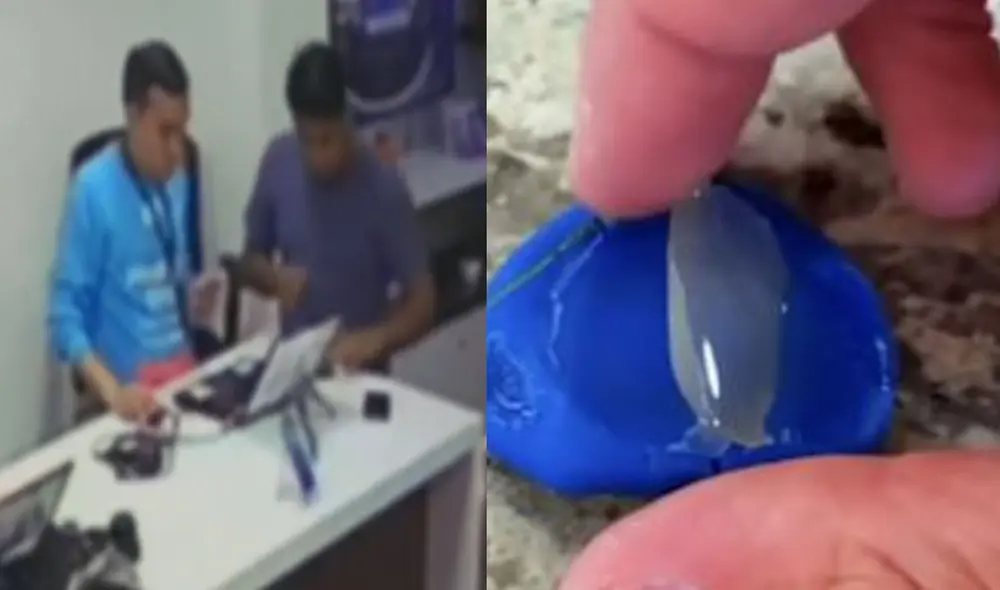 Sujeto era uno de los implicados de suplantación de identidad. Foto: captura de Latina