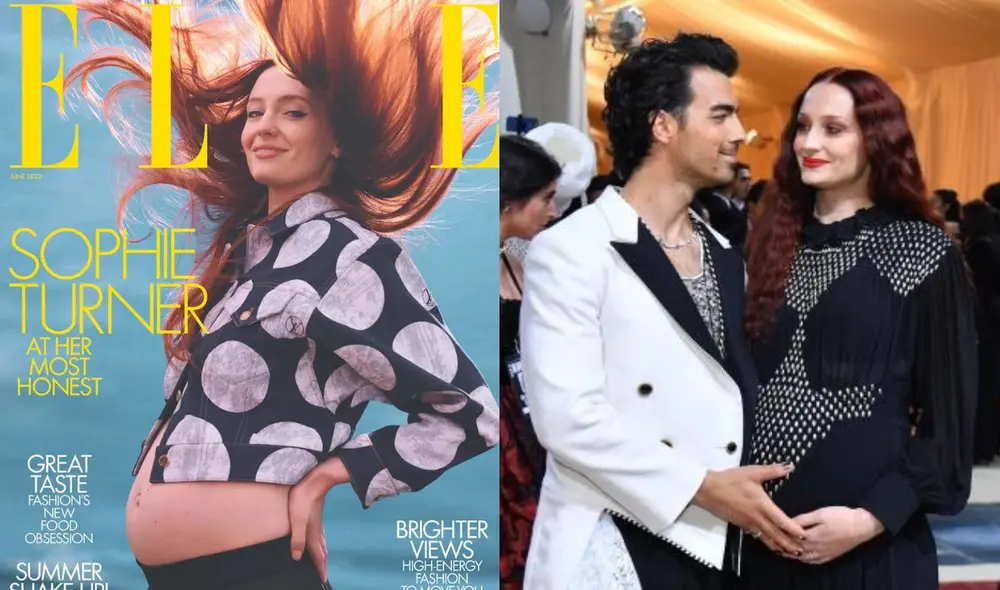 Sophie Turner revela el motivo por el que no desea exponer a sus hijos a los paparazzi. Foto: composición/ Elle UK/ AFP