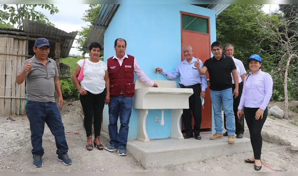 Pobladores de Collicate (Utcubamba) se benefician con obra de agua potable. Foto: GOREA