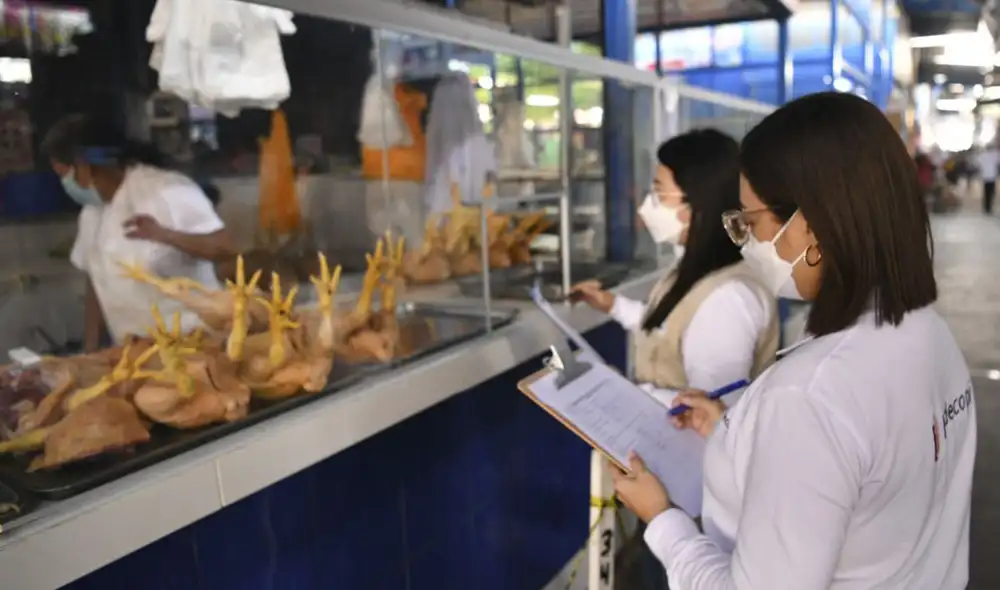 Indecopi inició monitoreo de precios de los cinco alimentos exonerados del IGV, entre los que se encuentra el pollo. Foto: Indecopi Indecopi inició monitoreo de precios de los cinco alimentos exonerados del IGV, entre los que se encuentra el pollo. Foto: Indecopi