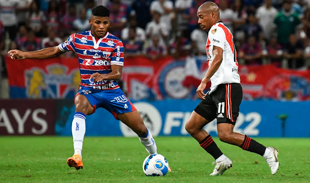 River Plate visitas Fortaleza por la fecha 4 de la Copa Libertadores 2022. Foto: Twitter Conmebol