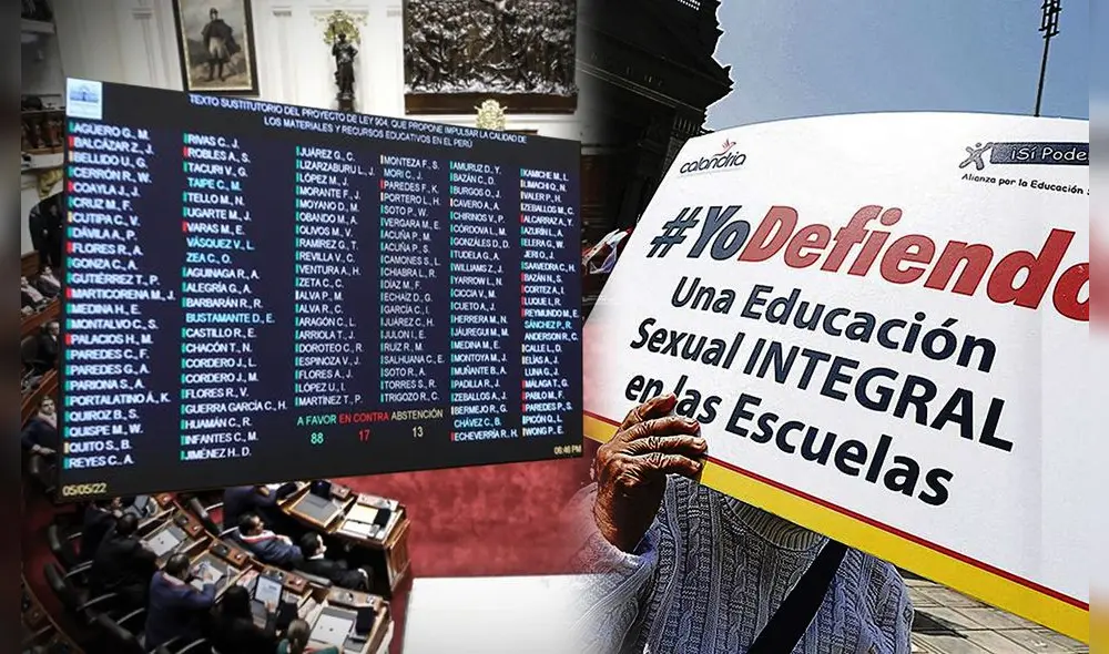 El dictamen plantea la obligatoriedad de la consulta a padres y madres sobre los contenidos de los materiales educativos y del currículo escolar. Foto: composición Diego Alva / La República