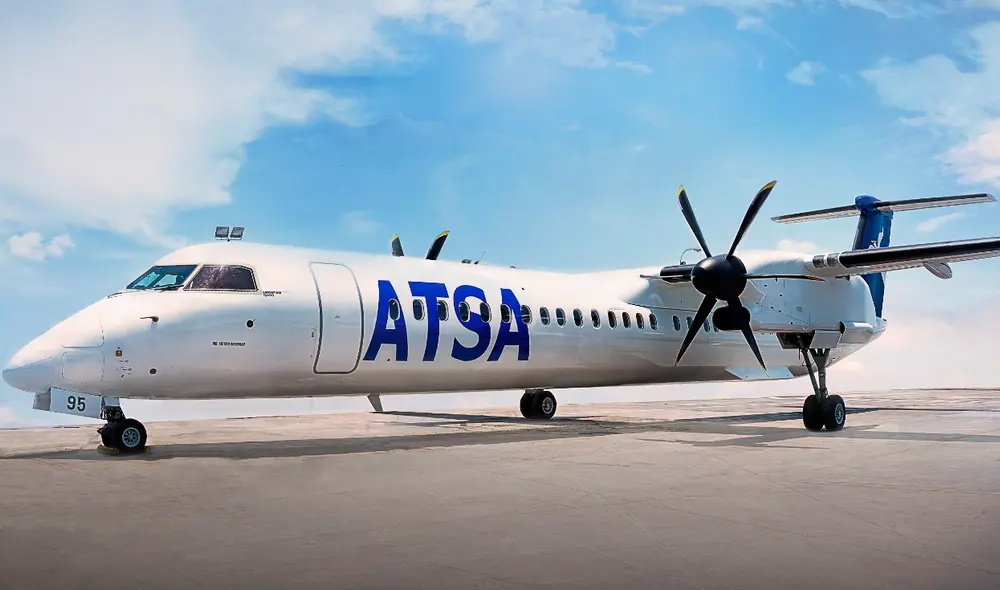 ATSA, la aerolínea que tendrá vuelos hacia Chimbote desde el 10 de junio. Foto: Difusión