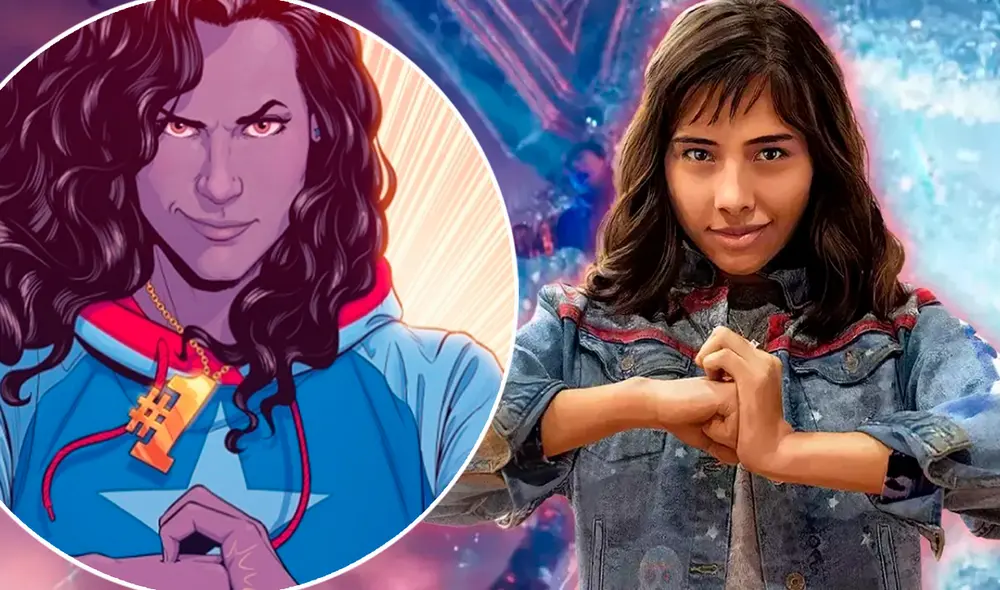 América Chávez es la nueva heroína del UCM que debuta en "Docto Strange 2". Foto: Marvel/composición