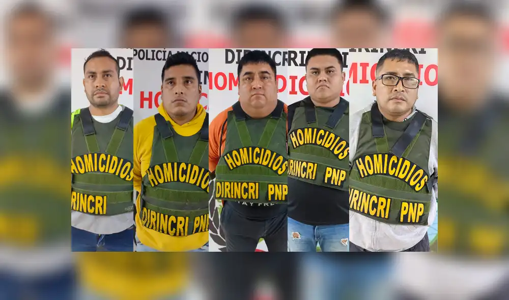 La desarticulación de la banda comenzó la tarde del jueves. Foto: PNP La desarticulación de la banda comenzó la tarde del jueves. Foto: PNP