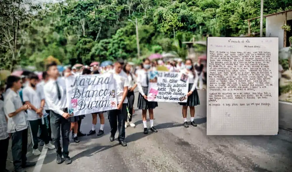 Karina Blanco escribió sus miedos en una carta antes de morir. Foto: composición LR/Fecode Karina Blanco escribió sus miedos en una carta antes de morir. Foto: composición LR/Fecode