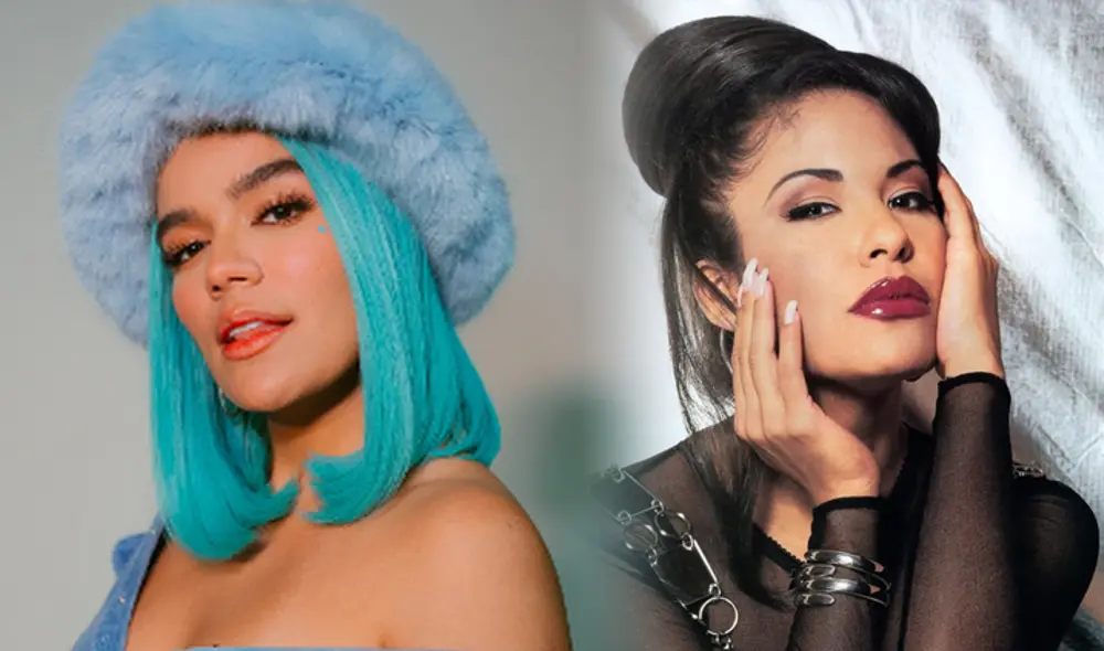 Karol G tenía tres años cuando Selena Quintanilla fue asesinada en Estados Unidos. Foto: composición/La República Karol G tenía tres años cuando Selena Quintanilla fue asesinada en Estados Unidos. Foto: composición/La República