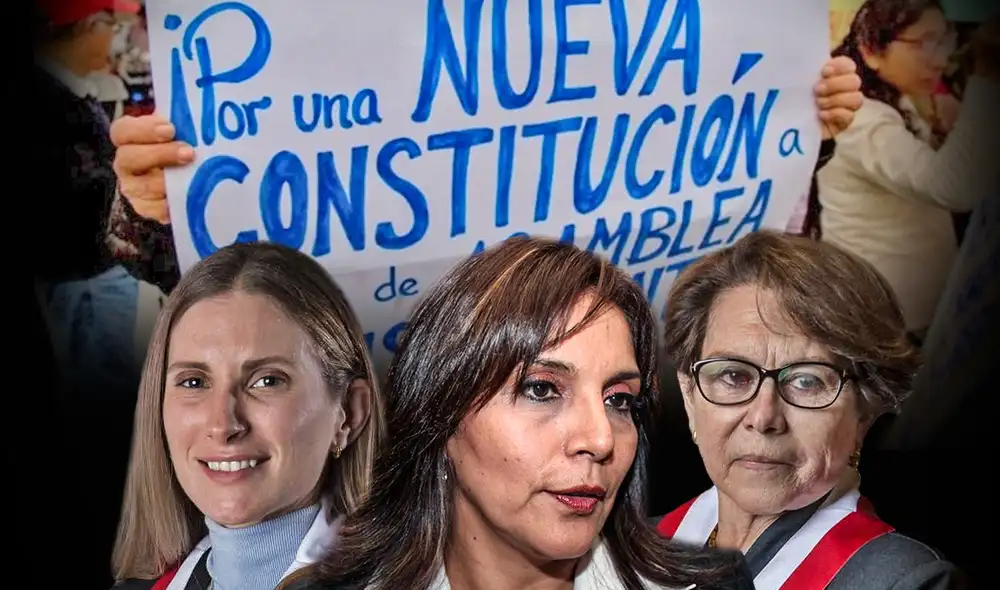 El proyecto que buscaba la instauración de la asamblea constituyente para una nueva constitución fue archivado en la comisión ordinaria. Foto: composición/ Fabrizio Oviedo.