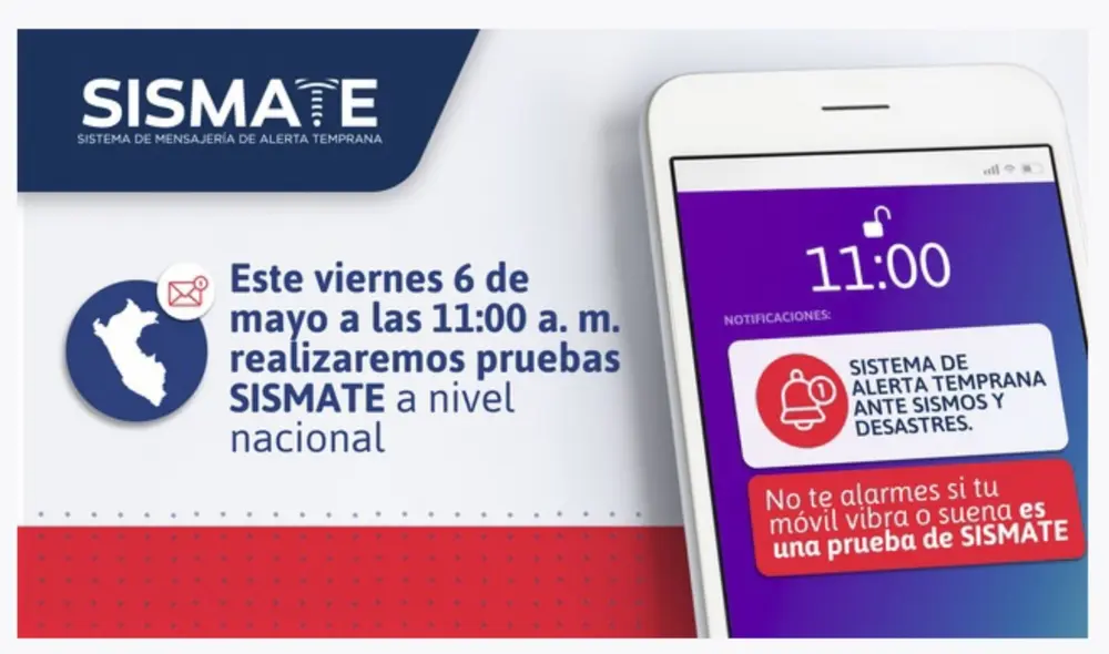 La alerta del MTC llegó a los usuarios de los cuatro operadores móviles del país. Foto: MTC