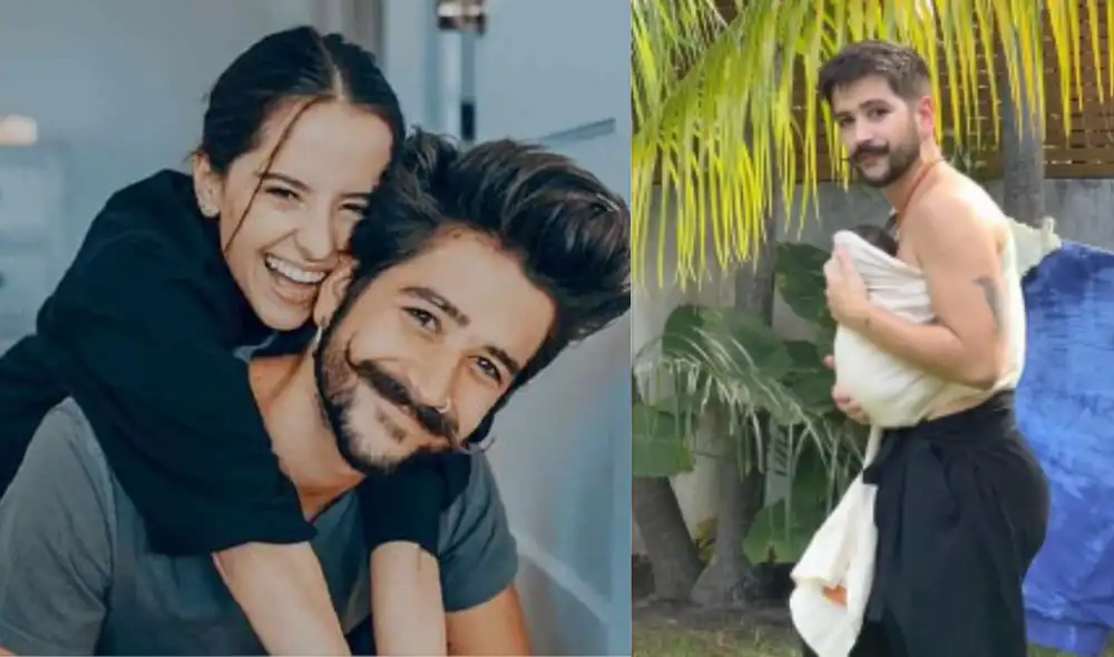 Camilo y Evaluna disfrutando la compañía de Índigo. Foto: Instagram.