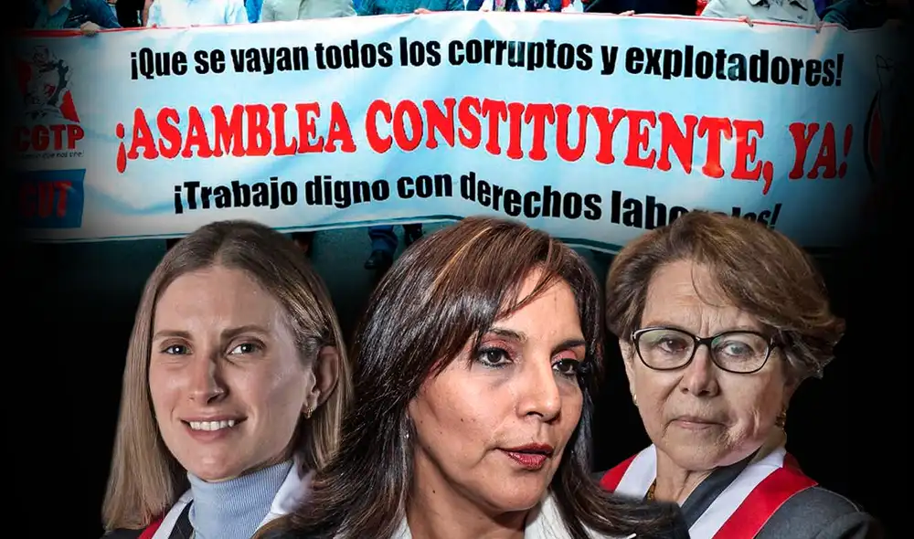 La Comisión de Constitución mandó al archivo el proyecto de reforma constitucional que presentó el Poder Ejecutivo. Foto: composición/ Fabrizio Oviedo.