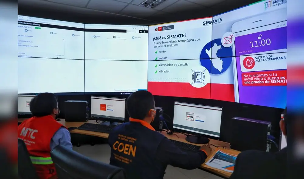 SISMATE ya inició su fase de prueba. Foto: MTC