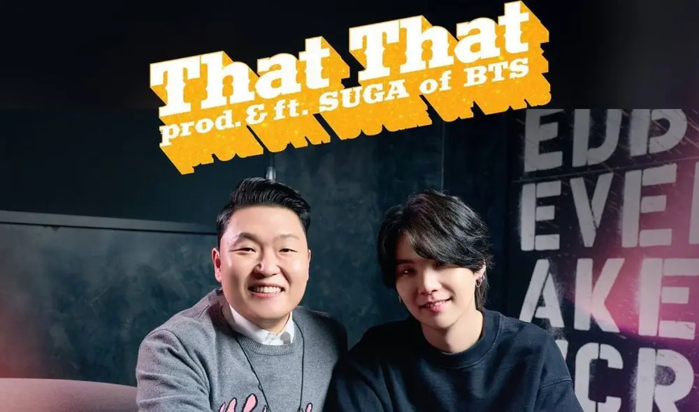 Suga de BTS también participó como productor para "That that" de PSY. Foto: Instagram @42psy42