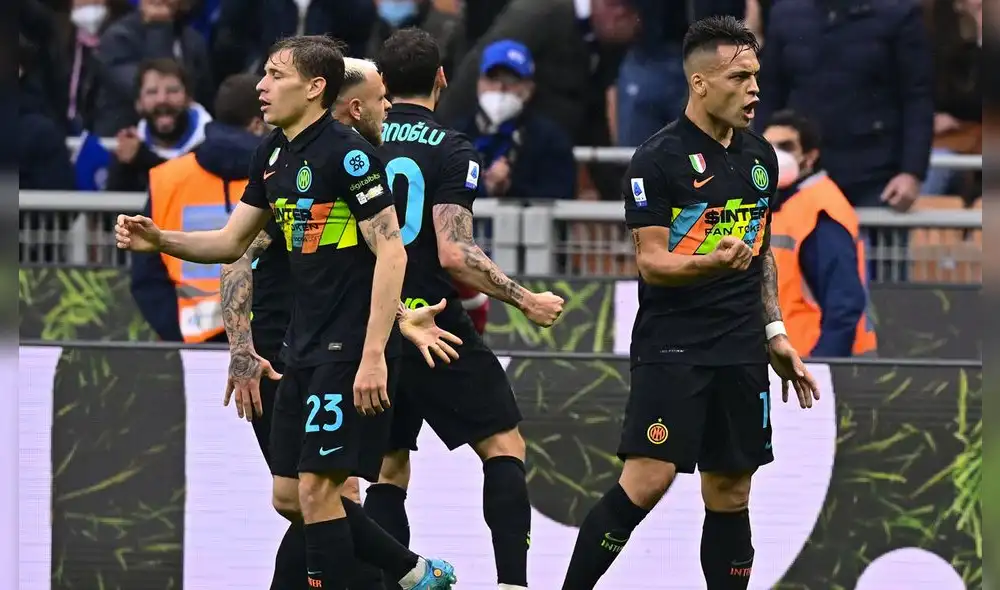 Lautaro fue la figura del partido con un doblete. Foto: Twitter Inter Lautaro fue la figura del partido con un doblete. Foto: Twitter Inter