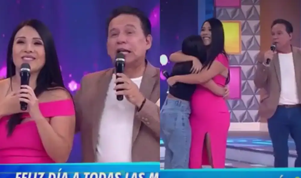 La familia de Tula Rodríguez sorprendió a la conductora EN VIVO