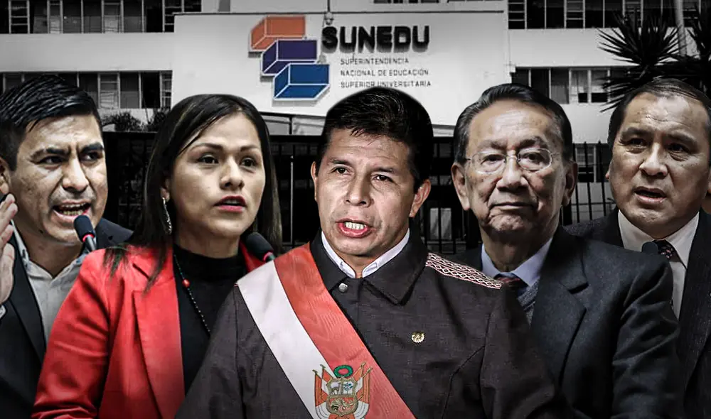 Pedro Castillo recibió una carta firmada por Alex Flores, Silvana Robles, José Balcazar y Flavio Cruz pidiendo que observe ley contra reforma universitaria. Foto: composición de Jazmín Ceras/La República