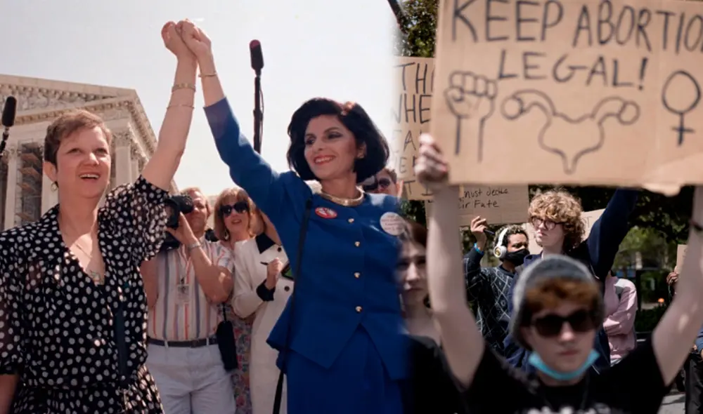 El fallo de Roe vs. Wade, que legaliza el aborto sin restricciones, se determinó en 1973. Foto: AP/EFE