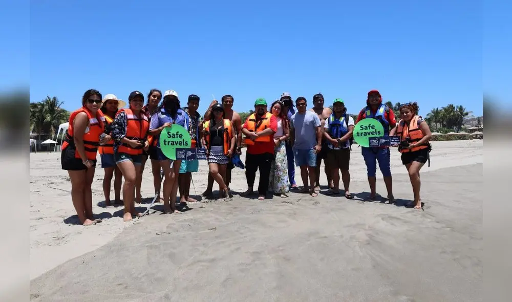 Impulsan el turismo con medidas sanitarias. Foto: GORE Tumbes Impulsan el turismo con medidas sanitarias. Foto: GORE Tumbes