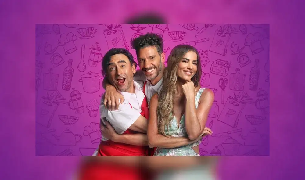 Erick Elías, Gaby Espino y Adal Ramones protagonizan la cinta "Cuarentones".. Foto: Netflix Erick Elías, Gaby Espino y Adal Ramones protagonizan la cinta "Cuarentones".. Foto: Netflix